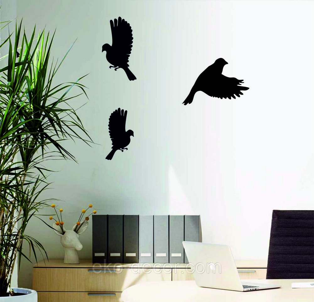 Декоративное настенное Панно «Птичка» Декор на стену(цена за 1шт) Киев - изображение 3