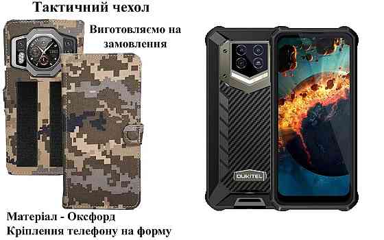 Тактический чехол для OnePlus 13, OnePlus 13R, крепится к снаряжению на липучке Киев