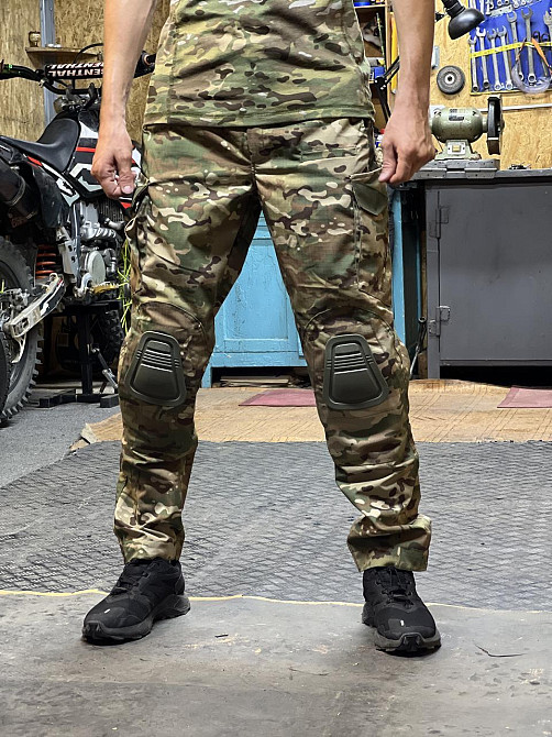 Штани чоловічі корд із наколінниками мультикам 60 Одесса - изображение 2