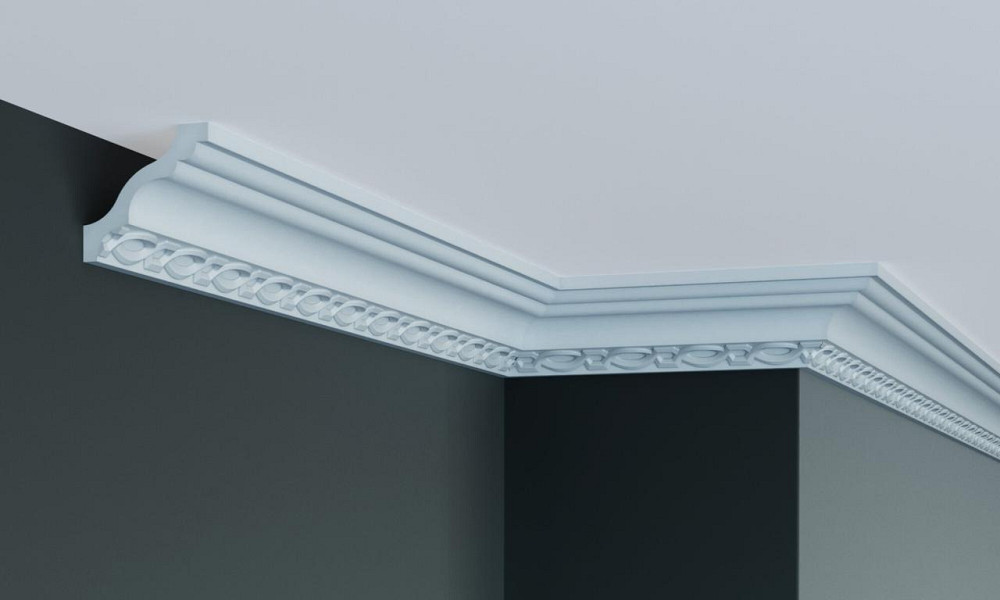 Карниз поліуретановий з орнаментом Gaudi Decor C 1085 Дніпро - фото 1