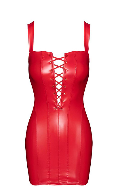 Платье Noir Handmade F364 Bombshell Lace-Up Mini Dress Red S Sex Aura Киев - изображение 6