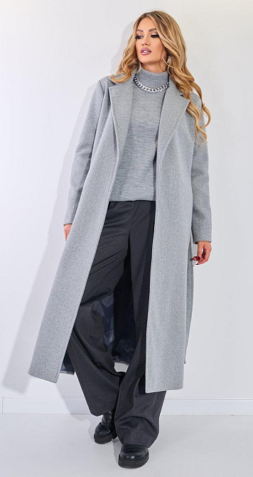 Кашемірове пальто з розрізами (48) Київ - фото 6