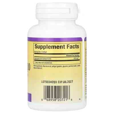 Антиоксидант Natural Factors Коэнзим Q10, 200 мг, Coenzyme Q10, 30 гелевых капсул (NFS-20721) Винница