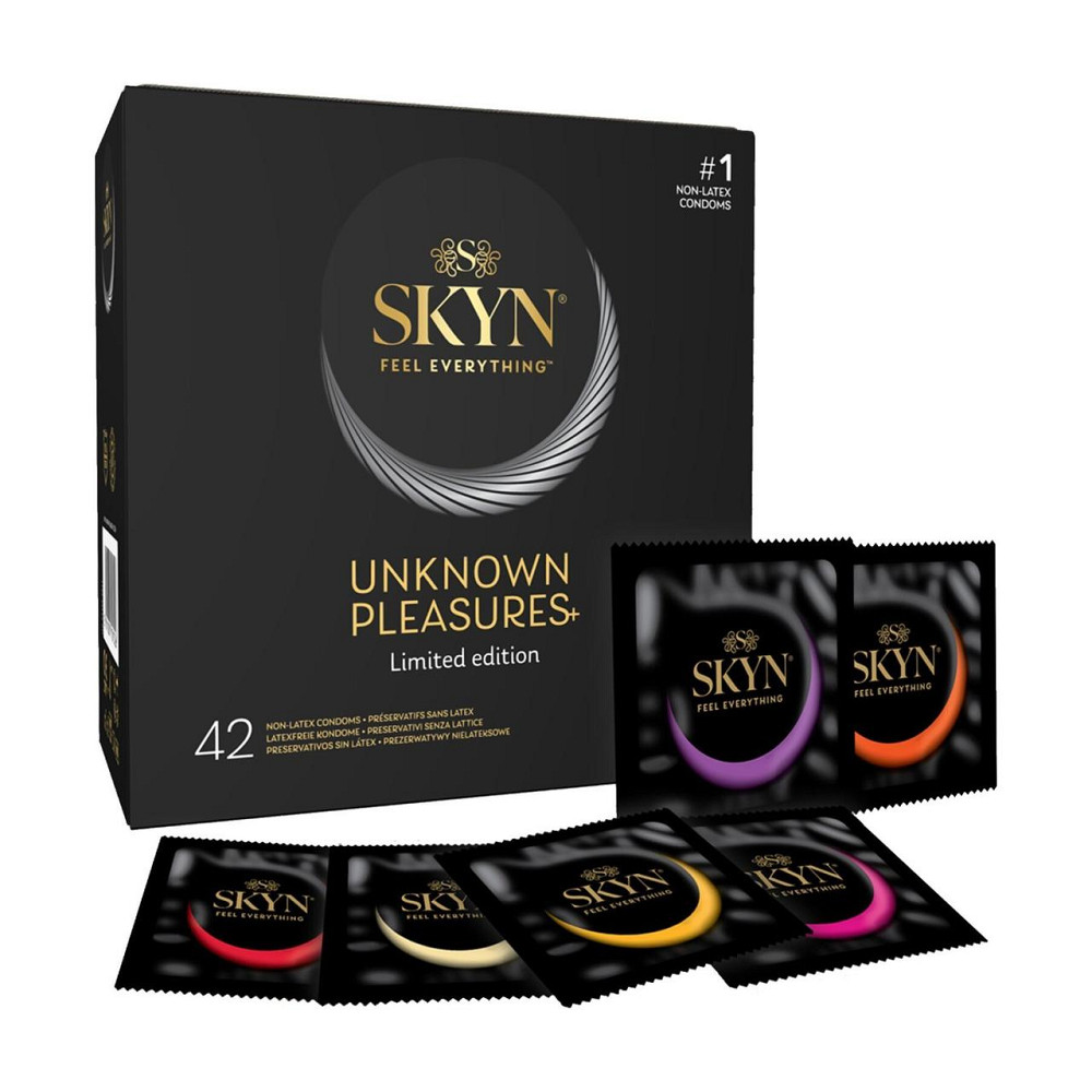 Безлатексные премиум-презервативы SKYN Unknown Pleasures 42 шт, 6 разных видов (мятая упаковка!!!) Sex Aura Киев - изображение 1