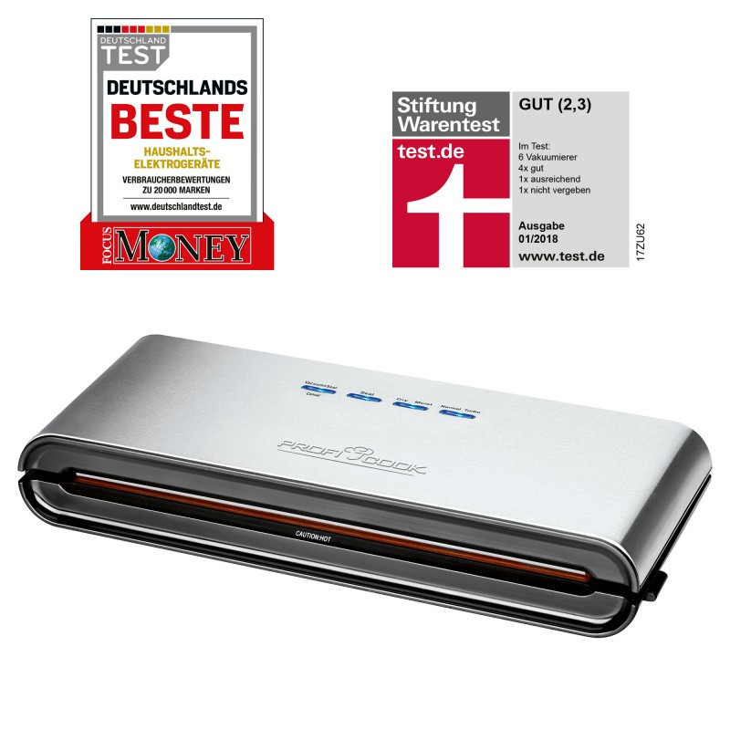 Вакуумный упаковщик мощность всасывания 12 л/мин с 18 пакетами Profi Cook PC-VK (1080) 120 Вт Нововолынск - изображение 5