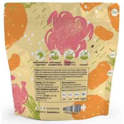 Їжа швидкого приготування Food Mission Пюре картопляне з куркою 75 г (fm.30405) Вінниця