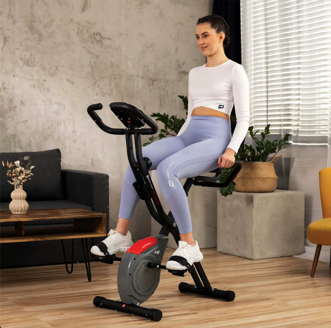 Велотренажер Hop-Sport HS-3030X Apeks X-Bike серый Киев - изображение 2