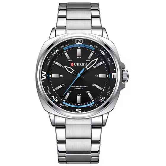 Часы наручные мужские Curren Aqua Comfort Black (2 ремешка) Киев