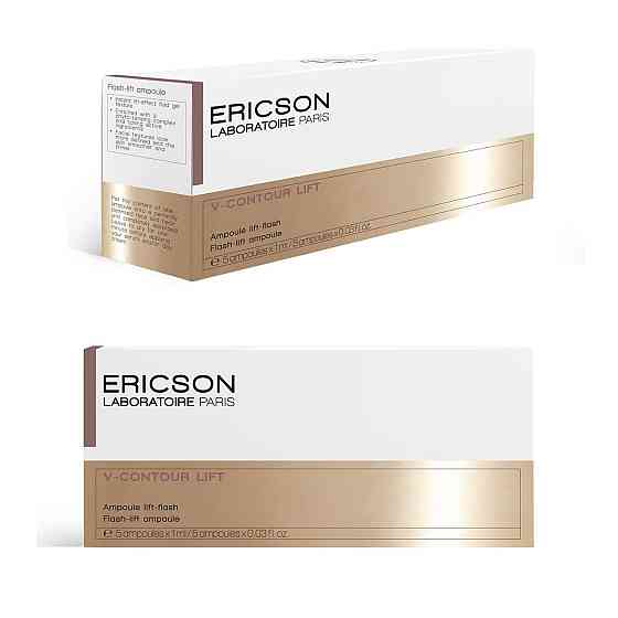 Набор сывороток для мгновенного лифтинга V-CONTOUR LIFT AMPOULE LIFT-FLASH ERICSON LABORATOIRE, 5*1 мл Днепр