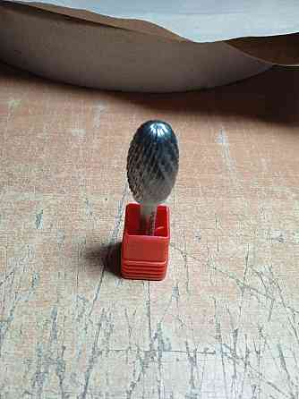 Борфреза тип Е 16×25×6 мм — конічна твердосплавна шарошка по металу для дриля та гравера Харків