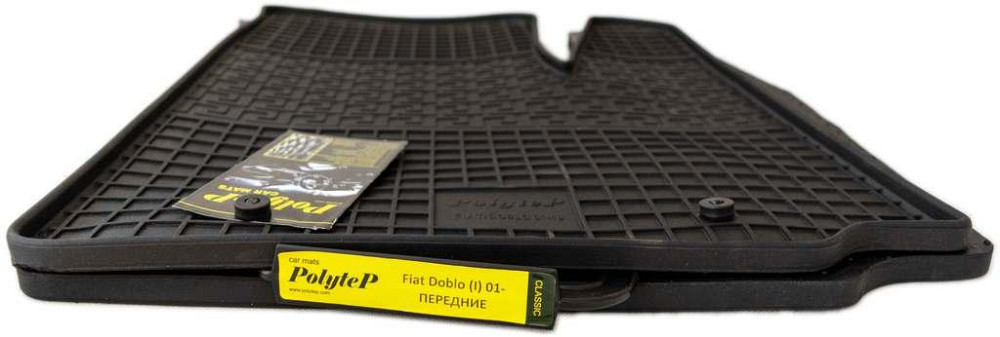 Коврики салона резиновые Fiat Doblo(1),ПЕРЕД, к-т (2шт.) Киев - изображение 1