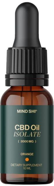 Олія канабідіол Mind Shi CBD Oil Isolate 3000 mg 10 ml апельсин Київ - фото 1