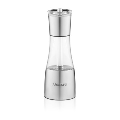Мельница для специй Ardesto Gemini, 140мл, акрил, нержавіюча сталь, прозорий (AR1419SS) Винница - изображение 6