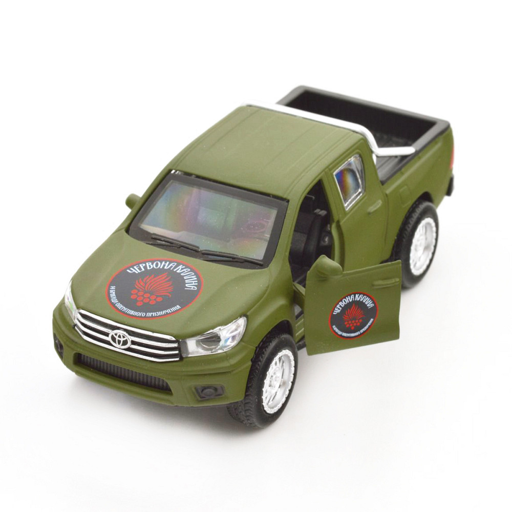 Автомодель серії Шеврони Героїв - Toyota Hilux - Червона калина Дніпро - фото 16