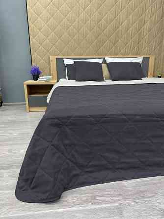 Покрывало стеганое Decorator Sparta Diamond ромб 130х220 см графитовый (85-046) Киев