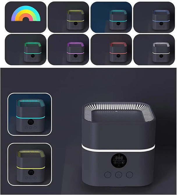 Очиститель воздуха Doctor-101 Porto 4-в-1 с увлажнителем воздуха, 4-ст. HEPA-фильтром, ионизатором и ночником Днепр - изображение 3