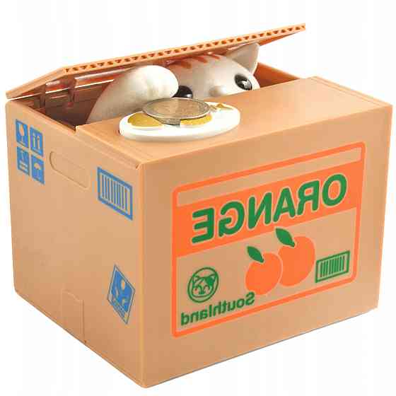 Копилка монетница на батарейках 