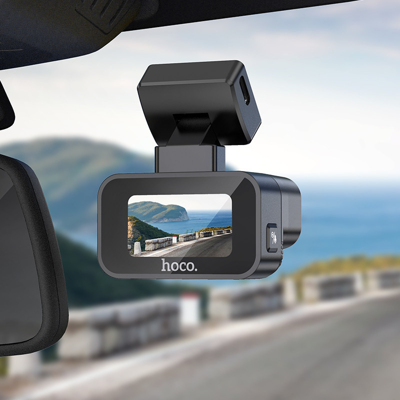 Видеорегистратор HOCO DV10 mini screen dashcam Black Киев - изображение 8