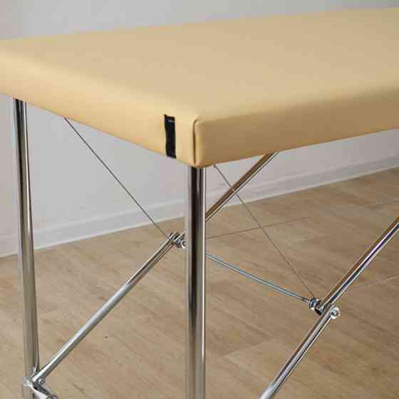 Косметологическая кушетка с тележкой и стульчиком со спинкой (комплект) Киев