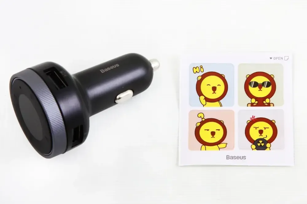 Модуль керування радіохвилями у прикур. Bluetooth 5.0 Baseus Enjoy 2USB 3.4A/microSD/AUX Вінниця - фото 1