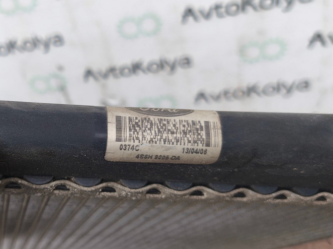 Радіатор охолодження двигуна Ford Fusion 1.25 / 1.4 / 1.6 бензин 2002-2012 (4S6H-8005-DA) Ковель - фото 3