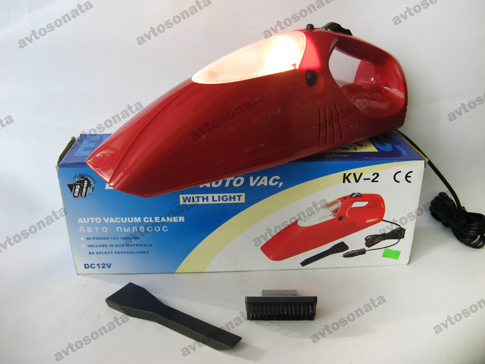 Пылесос KV-2 12V/90W с фонариком Винница - изображение 2