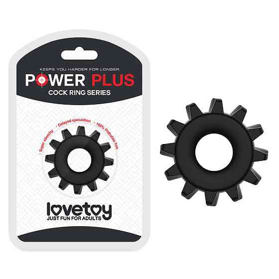 Ерекційне кільце - Power Plus Cockring 3 Black Sex Aura Київ