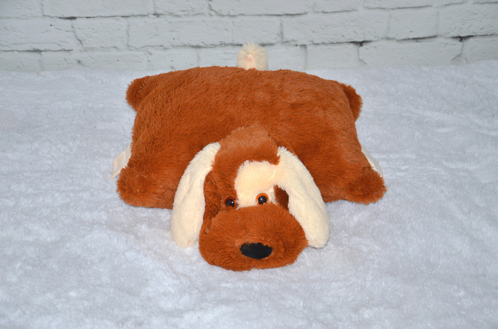 Подушка Алина собачка Шарик 55 см коричневый Киев - изображение 5