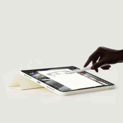 Чехол для планшета Armorstandart Tri Fold Soft TPU Silicone Apple iPad Air 13" M2 2024 Beige (711740) Винница