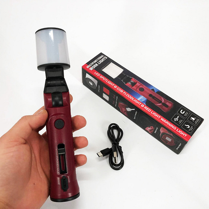 Акумуляторна лампа світильник для кемпінгу WORKLIGHT-072-XPE 10W, Лампа для AR-806 кемпінгу якісна Київ - фото 8