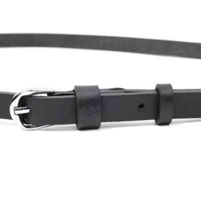 Ремень Grande Pelle Женский из натуральной кожи Черный (11693) Винница