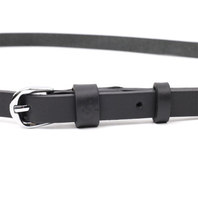 Ремень Grande Pelle Женский из натуральной кожи Черный (11693) Винница - изображение 5