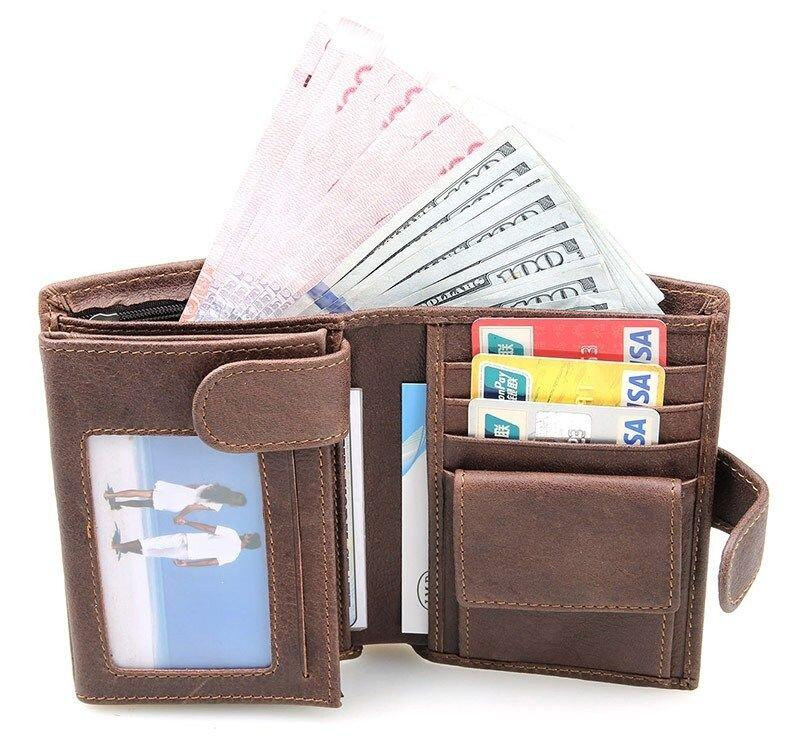 Портмоне чоловіче Коричнева (Vintage) Київ - фото 14