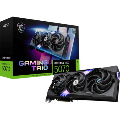 Видеокарта MSI GeForce RTX5070 12Gb GAMING TRIO OC (RTX 5070 12G GAMING TRIO OC) Винница - изображение 7