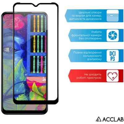 Стекло защитное ACCLAB Full Glue Realme C35 (1283126531286) Винница