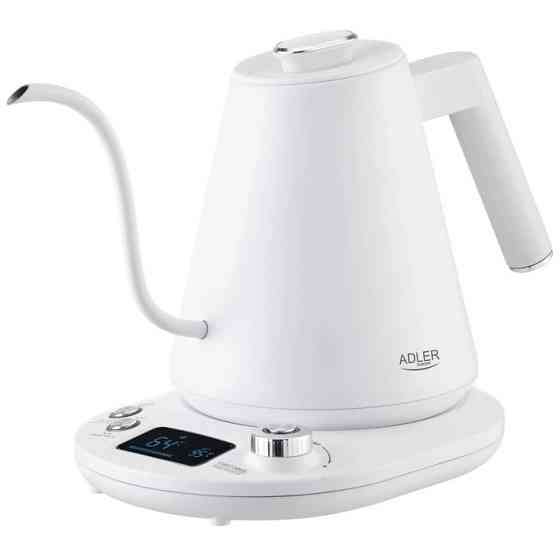 Електрочайник Adler AD 1349 1Л 900Вт Gooseneck з точним контролем температури White IZ-75 Івано-Франківськ