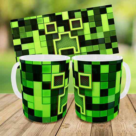 Дитячий набір Minecraft сумка-бананка + керамічна кружка з принтом (5640) Київ