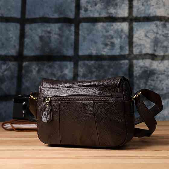 Сумка з натуральної шкіри для жінок Vintage 22973 Коричневий Київ