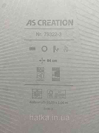 Обои виниловые на флизелине A.S.Creation Grand Aura 1.06x10 геометрия лучи веер 3д черные с серебром 79322-3 Киев