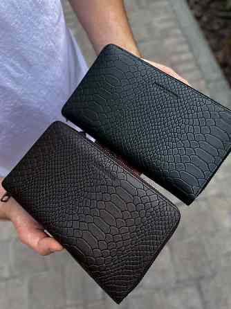 Клатч на дві блискавки з фактурною натуральною шкірою MC-086-5902С Київ