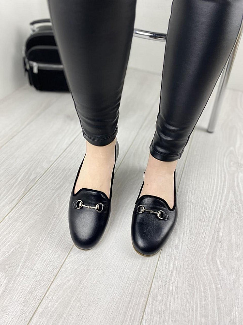 LEADER STYLE Туфлі жіночі LEADER STYLE 2967 чорні (весна-осінь, шкіра натуральна) (3381) лише 3 Коломия - фото 2