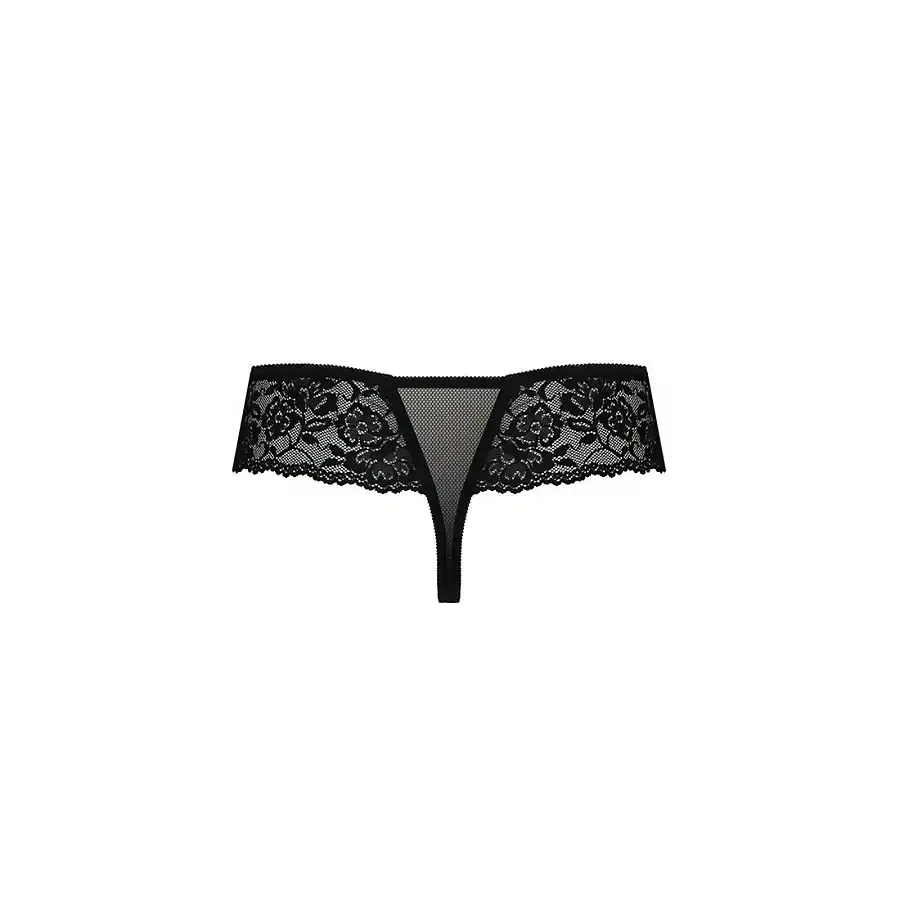 Трусики Passion Exclusive ABLA THONG XXL/XXXL, black Львов - изображение 6