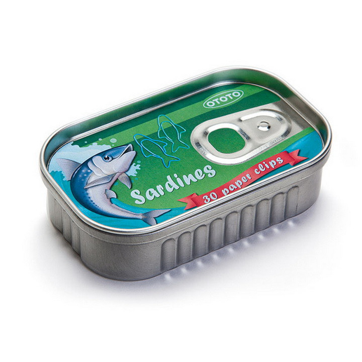 Набір канцелярських скріпок "Сардіна" (30 шт.) Рівне - фото 2