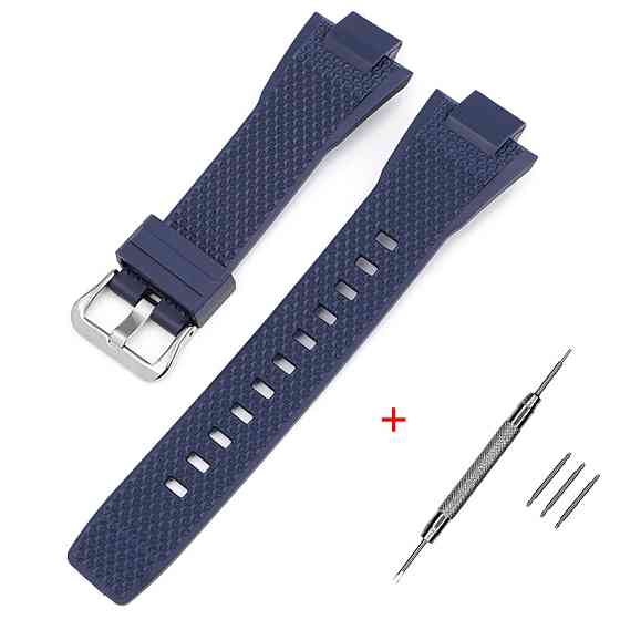 Ремінець для Casio G-Shock GST-B400 Dark Blue SI SBR Київ