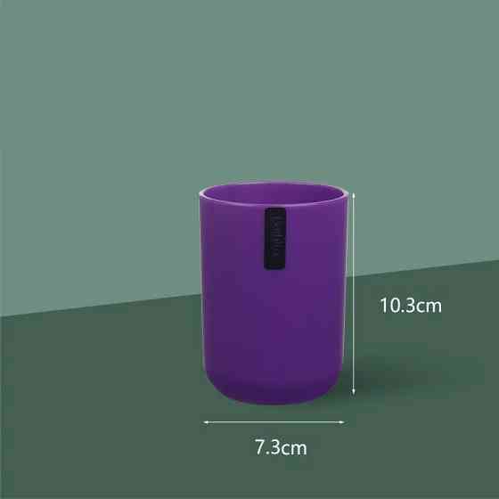 Набір якісних стильних аксесуарів для ванної кімнати Bathlux з 6 предметів, Фіолетовий Кам'янець-Подільський