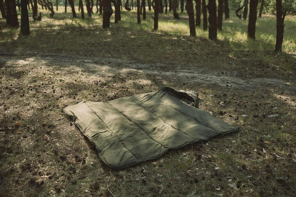 Тактичний зимовий спальний мішок на флісі водонепронекний спальник з ковдрою та капюшоном розміром 220*100 см     WAR Львів - фото 3
