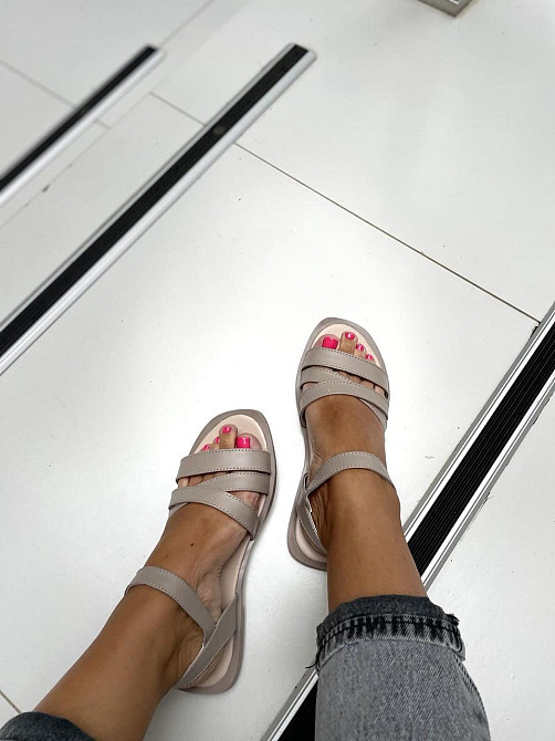 Rosta Босоніжки жіночі ROSTA 1044 бежеві (літо, шкіра натуральна) (5144) Коломия - фото 6