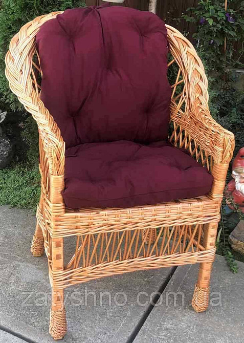 Кресло из лозы плетеное на балкон Киев - изображение 4