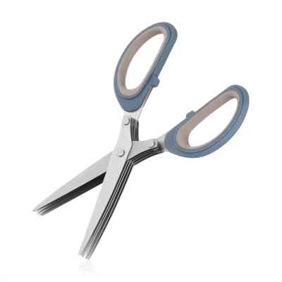 Кухонні ножиці Ardesto Gemini для зелені 19.3 см сіро-сині (AR2122B) Вінниця