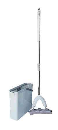 Набір Швабра Метелик, телескопічна ручка + відро 8л з віджимом Харків